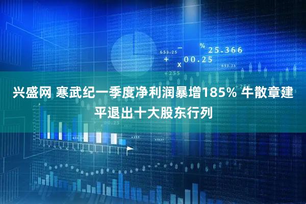 兴盛网 寒武纪一季度净利润暴增185% 牛散章建平退出十大股东行列